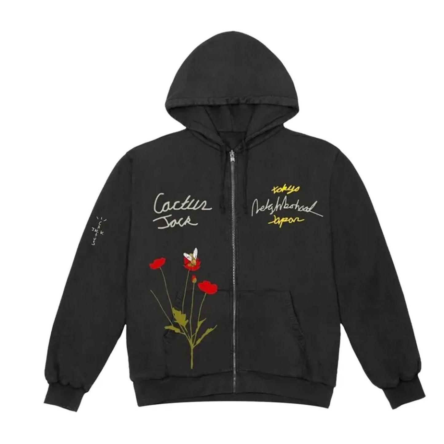 Cactus Jack by Travis Scott x Neighborhood Carousel Hoodie Black [USED] - L (Used)