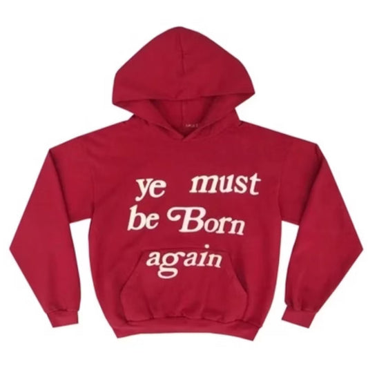 Cactus Plant Flea Market Born Again Hooded Sweatshirt Red