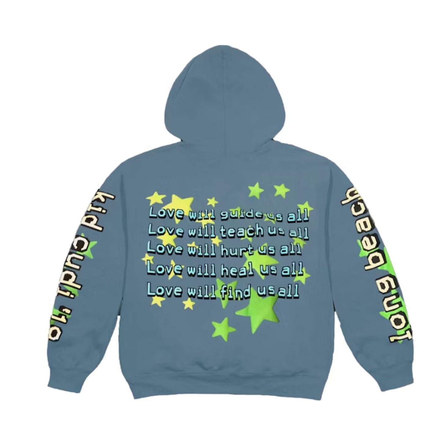 Cactus Plant Flea Market Kid Cudi Enter Galactic Hoodie Blue [USED] - L (Used)