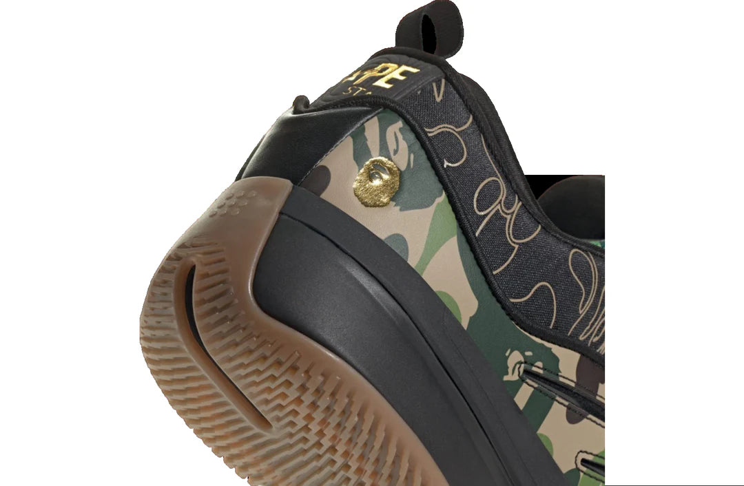 JH6358 adidas Dame 9 Bape Black Green