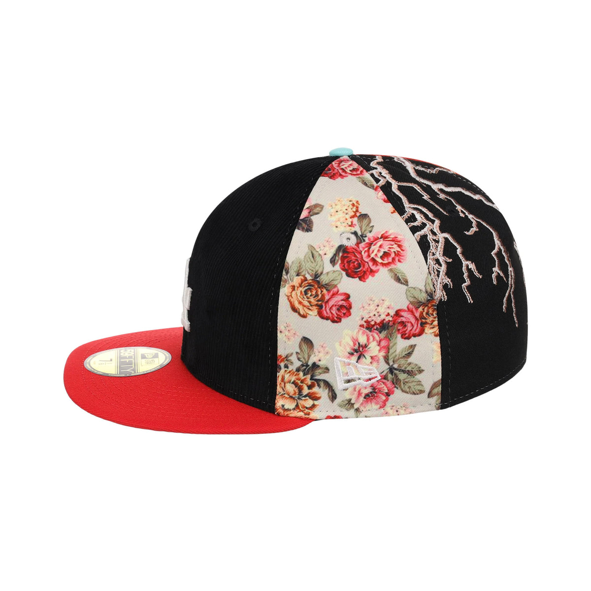New Era x LA Dodgers Chase B x MLB Maximal 2.0 59Fifty Fitted Cap Multi/Plaid/Pink