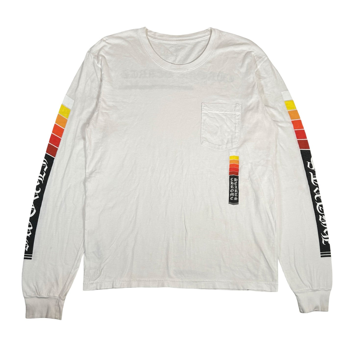 Chrome Hearts Boost L/S T-shirt White [USED] - L (Used)