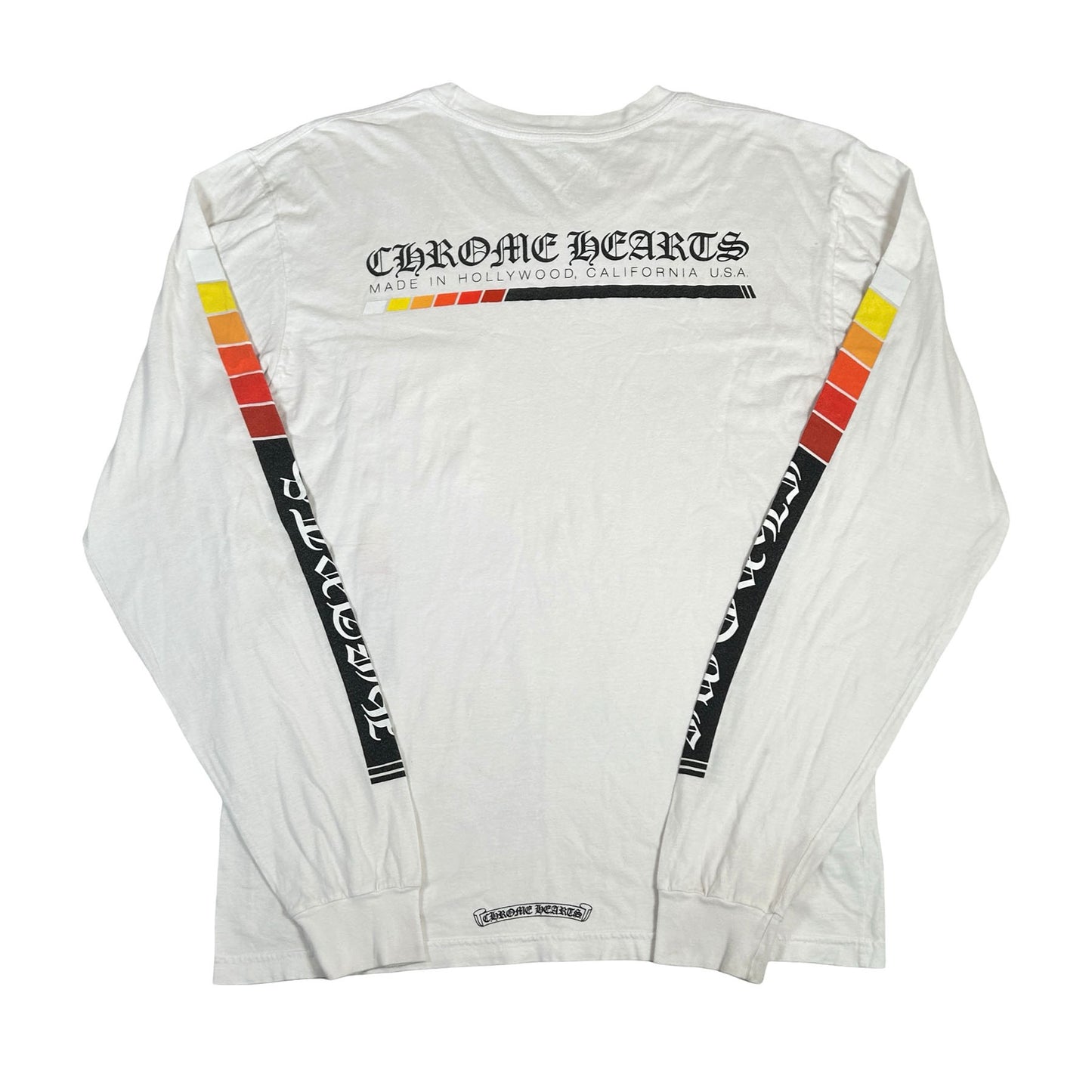 Chrome Hearts Boost L/S T-shirt White [USED] - L (Used)