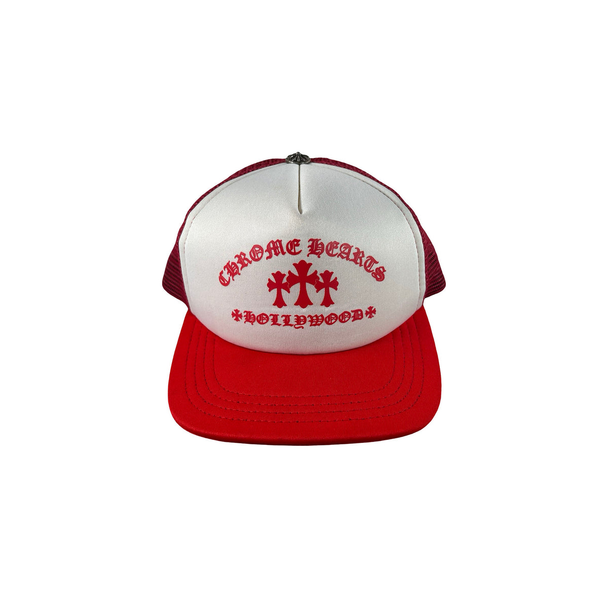 Chrome Hearts King Taco Trucker Hat Red/White [USED2]