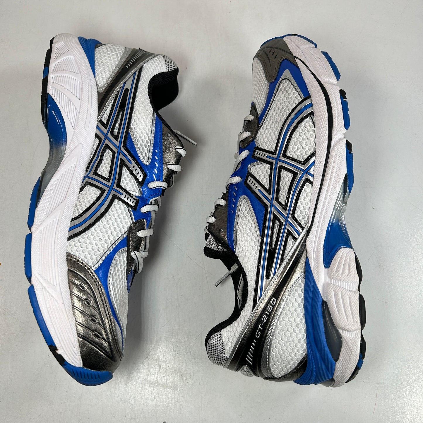 1203A275 101 ASICS GT-2160 White Illusion Blue [USED] - 11 M (Used) (No Box)