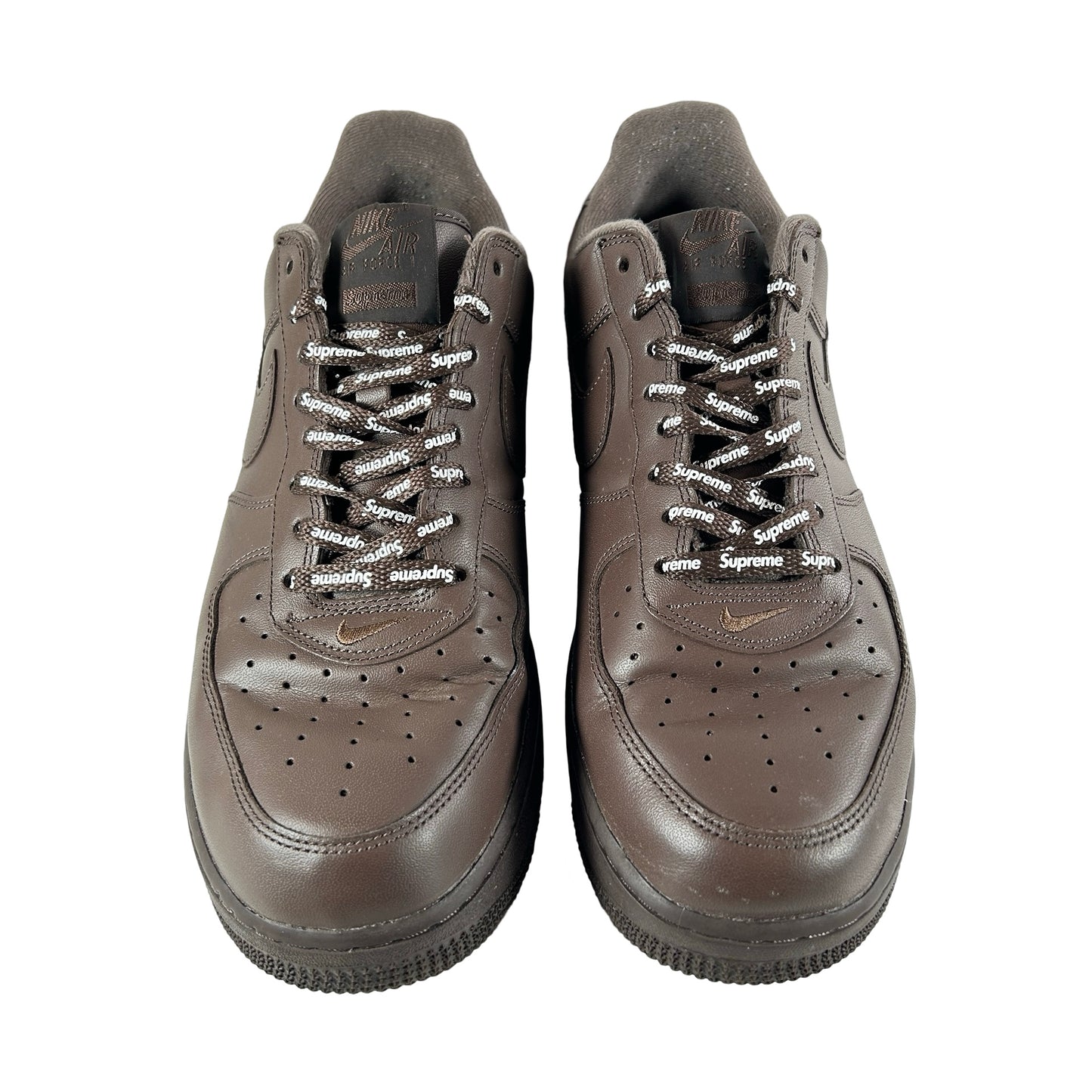 CU9225 200 Nike Air Force 1 Low Supreme Baroque Brown [USED] - 11 M (Used) (No Box)