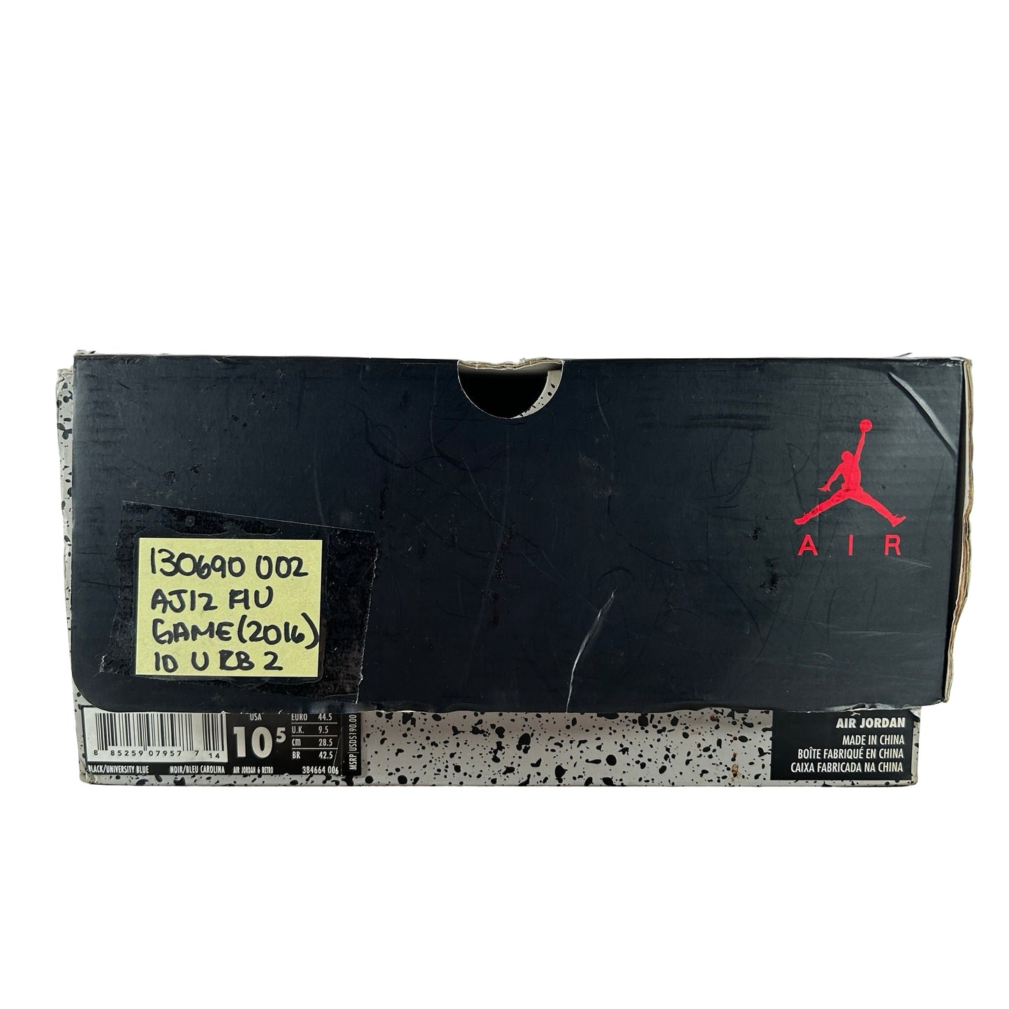 130690 002 Jordan 12 Retro Flu Game (2016) [USED] - 10 M (Used2) (Replace Box2)