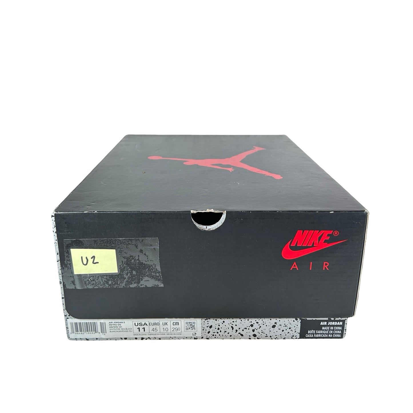 HQ7978 101 Jordan 5 Retro Fire Red Black Tongue (2025) [USED] - 11 M (Used2)
