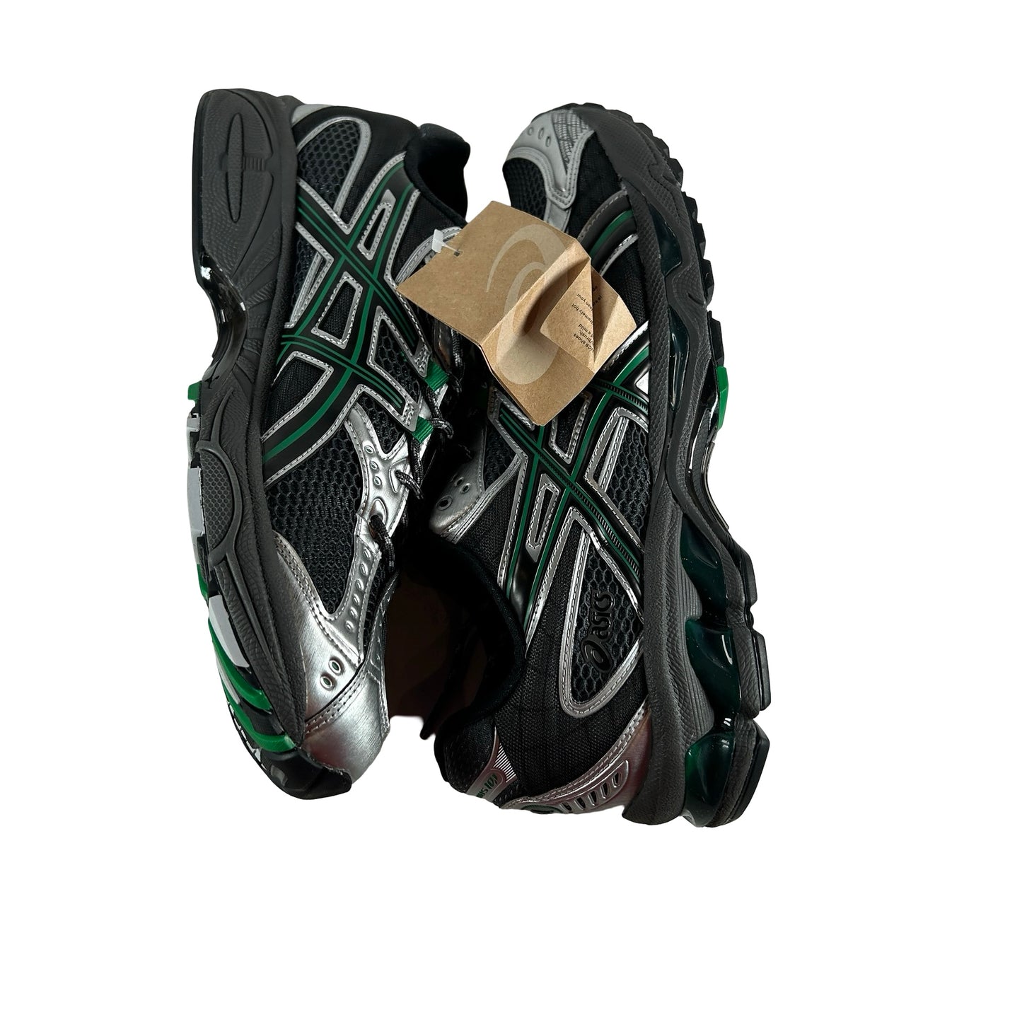 1203A543 022 ASICS Gel-Nimbus 10.1 Obsidian Grey Green Basil [USED] - 11.5 M (VNDS)