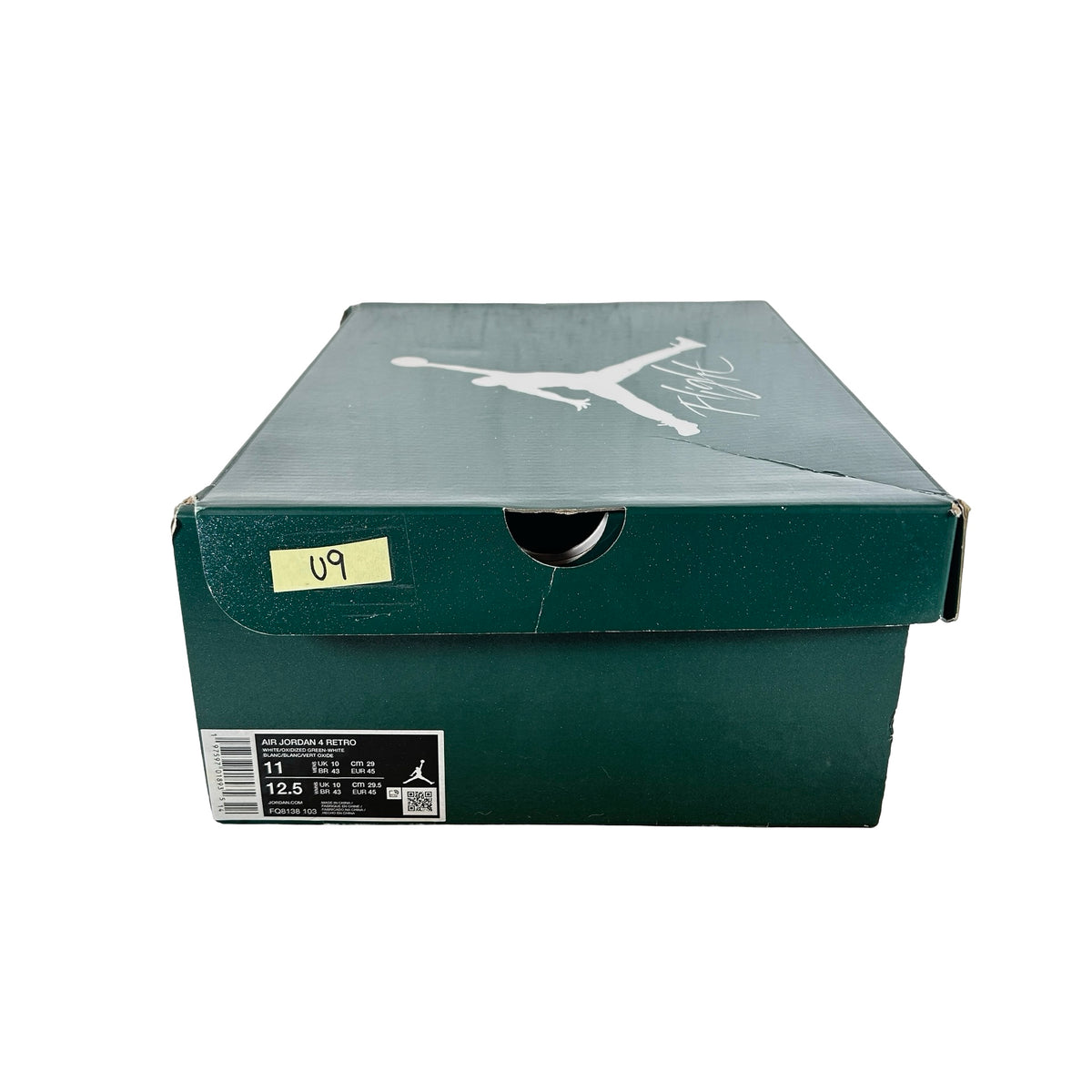 FQ8138 103 Jordan 4 Retro Oxidized Green [USED] - 11 M (Used9)