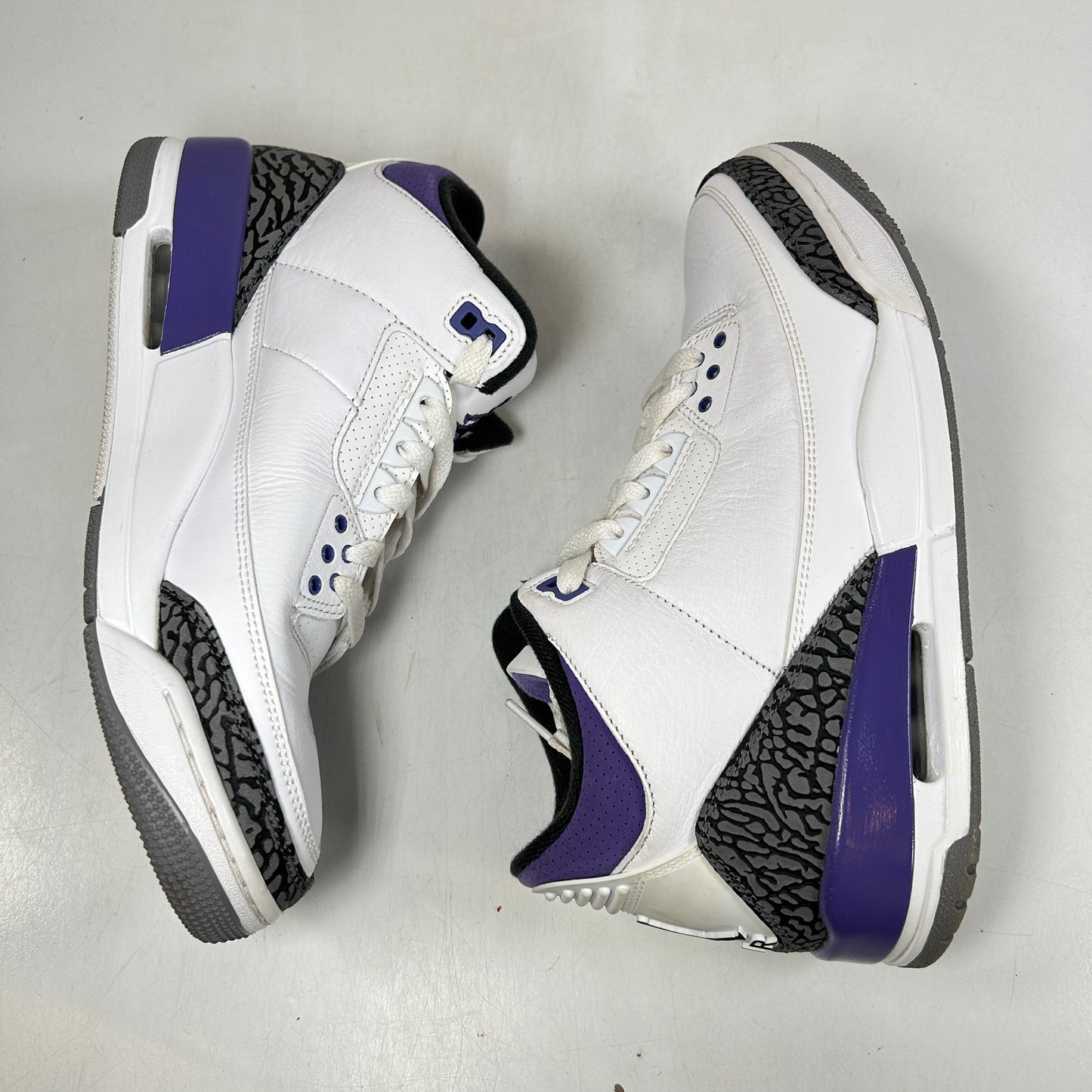 CT8532 105 Jordan 3 Retro Dark Iris [USED] - 10 M (Used) (Replace Box)