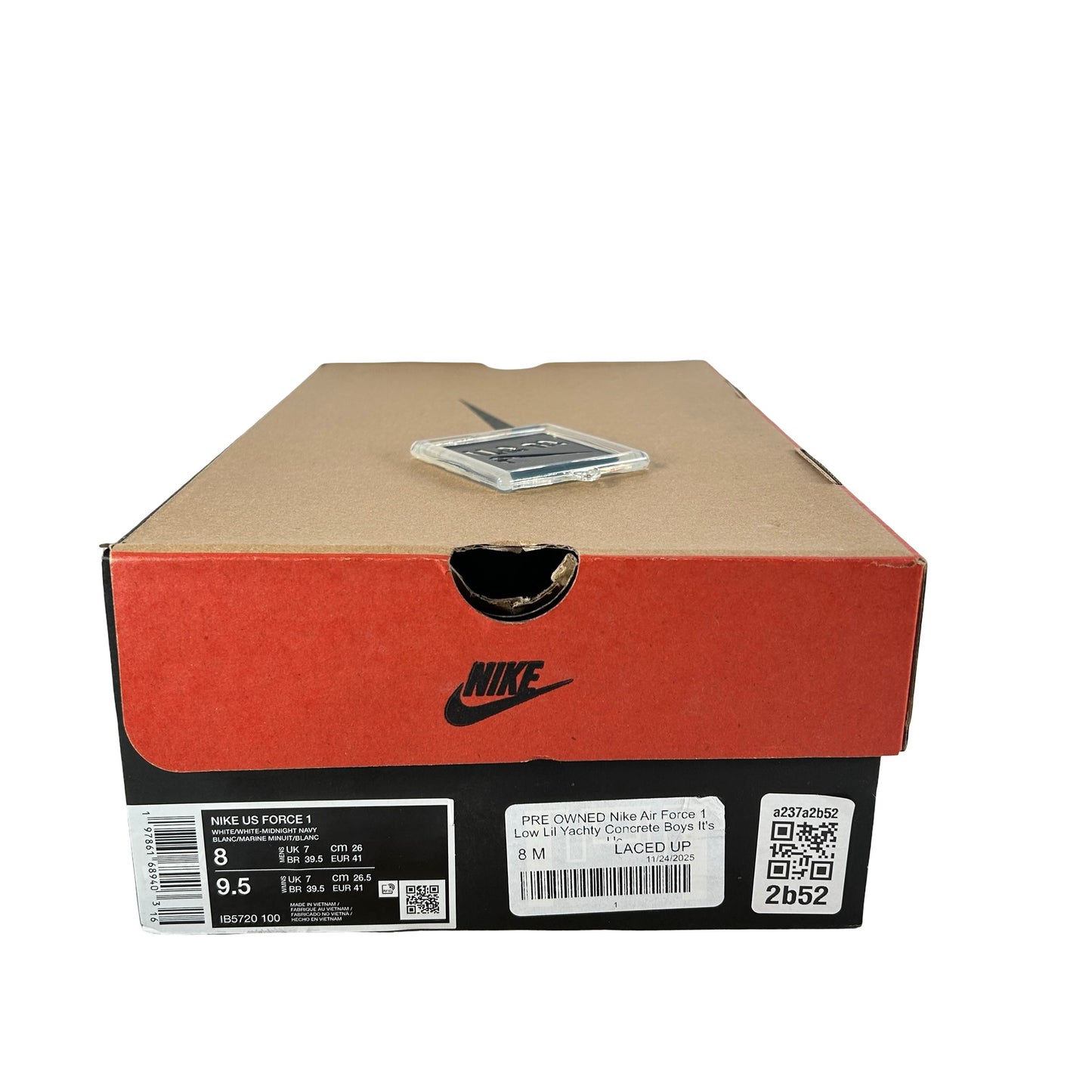 IB5720 100 Nike Air Force 1 Low Lil Yachty Concrete Boys It's Us [USED] - 8 M (Used)