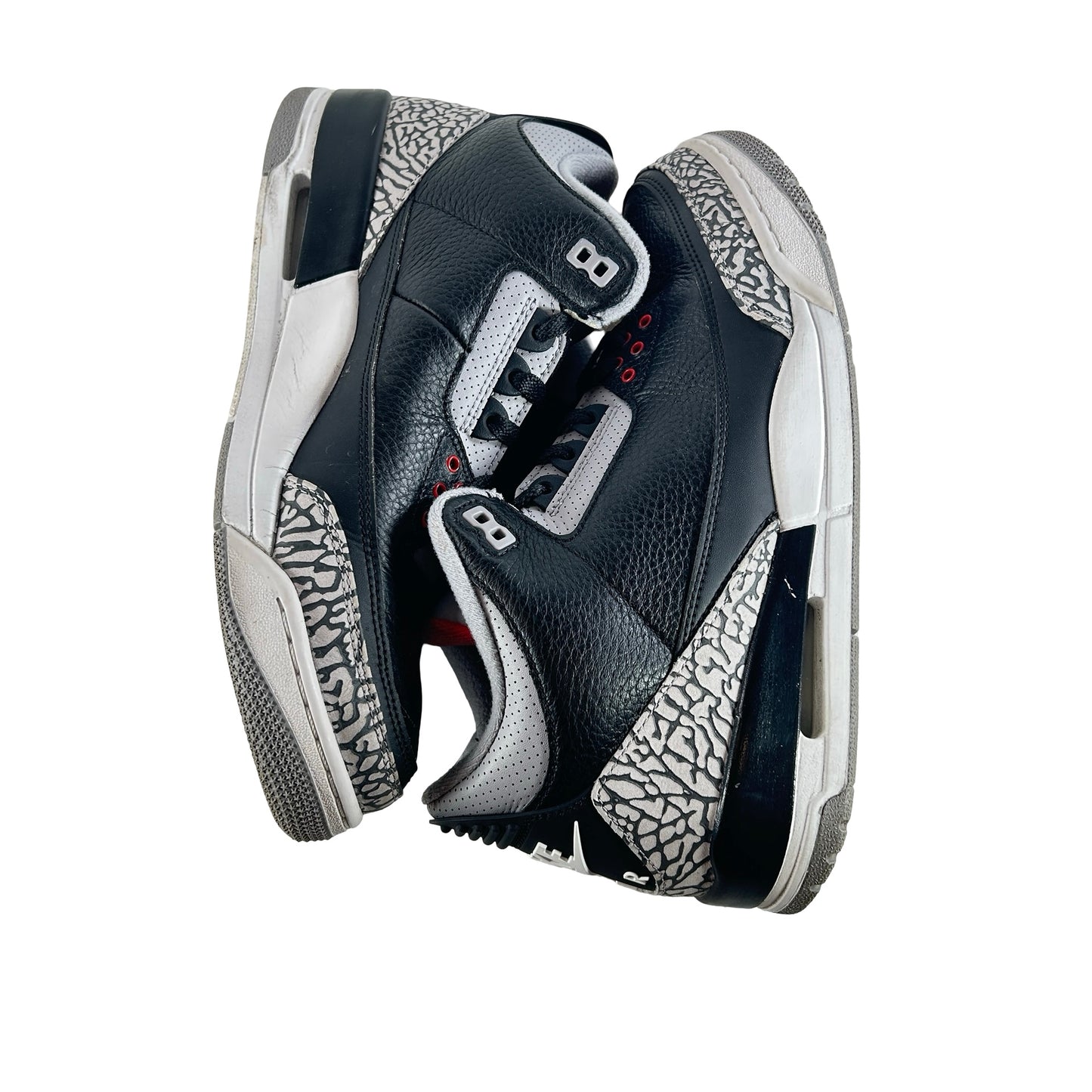 854262 001 Jordan 3 Black Cement 2018 [USED] - 11 M (Used4) (No Box4)