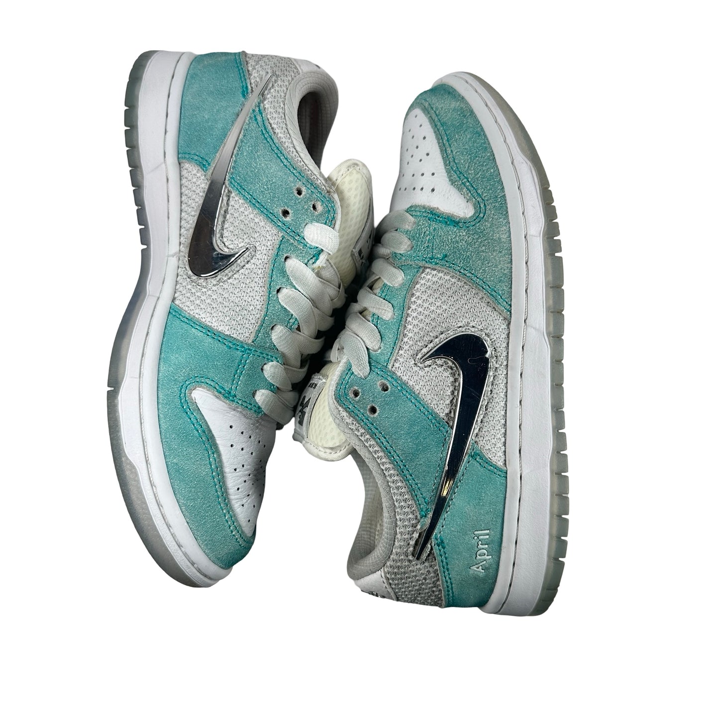 FD2562 400 Nike SB Dunk Low April Skateboards [USED] - 5 M (Used) (No Box)