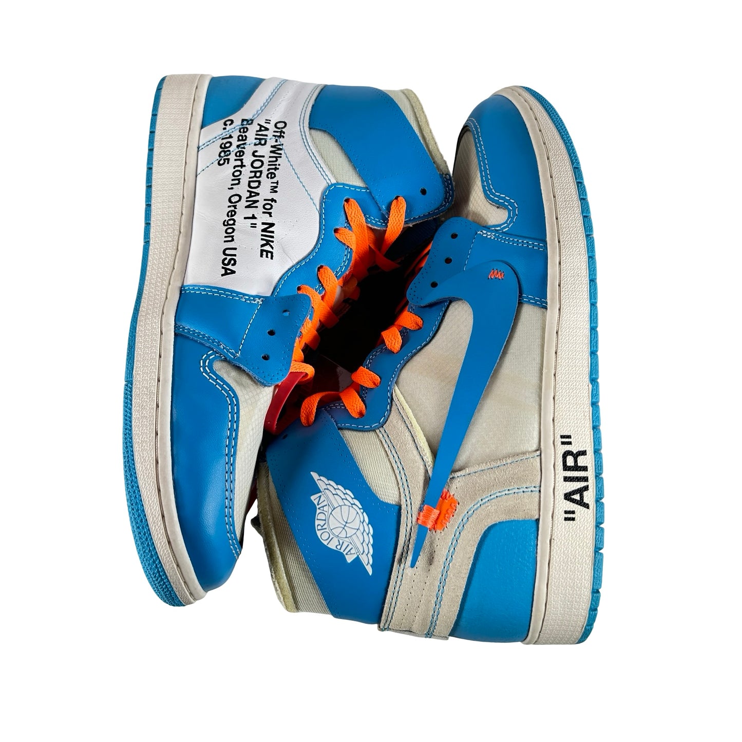 AQ0818 148 Jordan 1 Retro Alto Blanco roto UNC