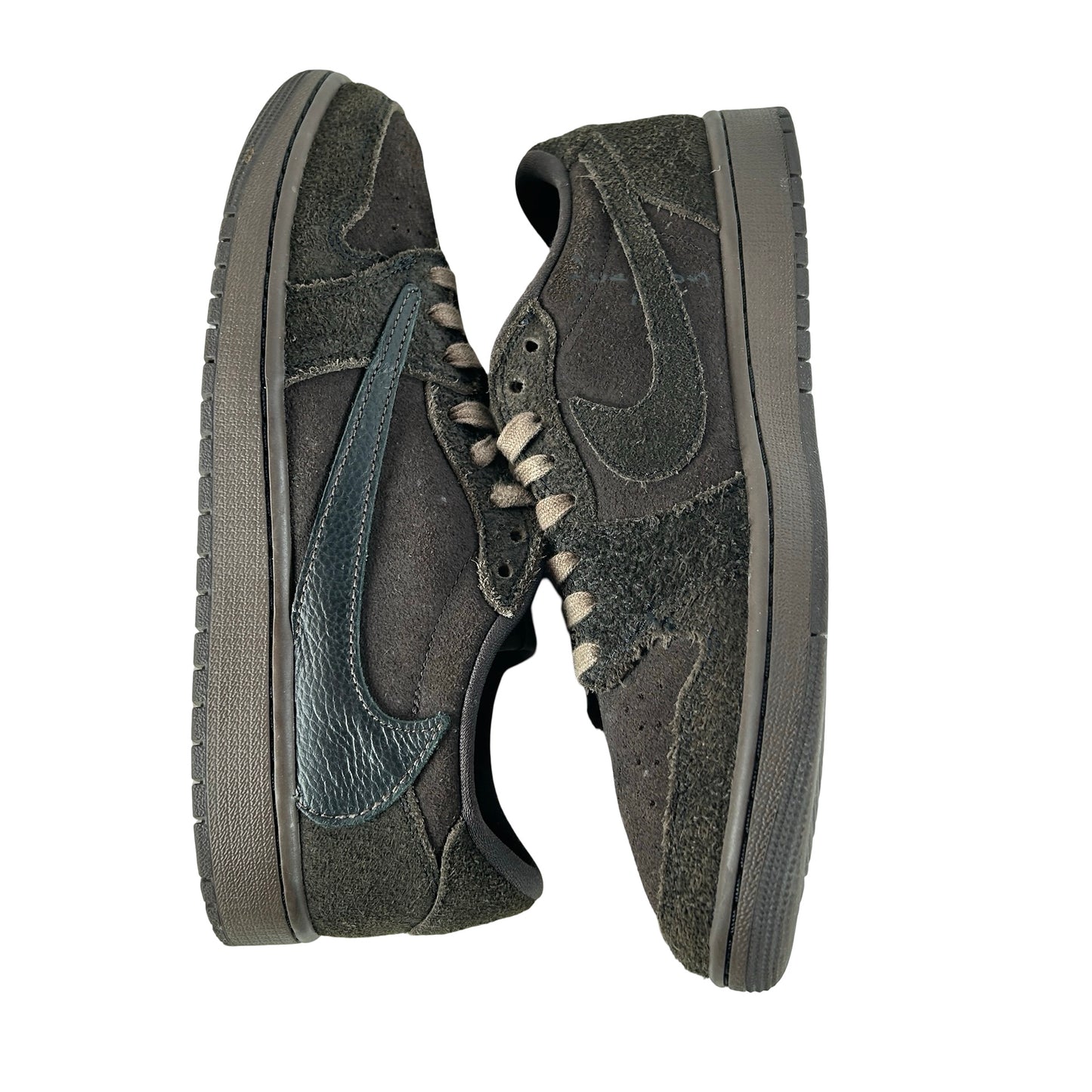 DM7866 202 Jordan 1 Retro Low OG SP Travis Scott Velvet Brown [USED] - 10 (Used) (No Box)