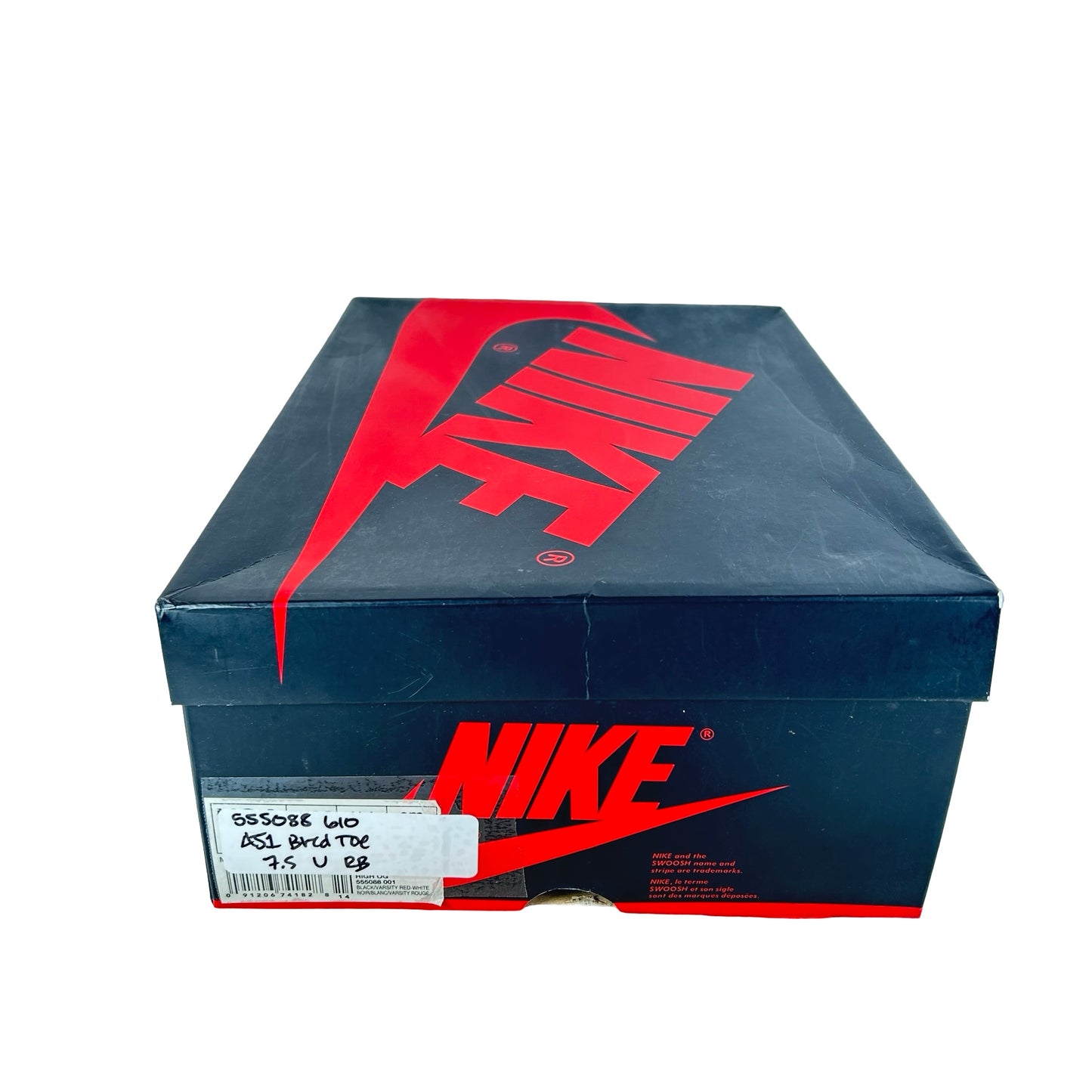 555088 610 Jordan 1 Retro High Bred Toe [USED] - 7.5 M (Used) (Replace Box)