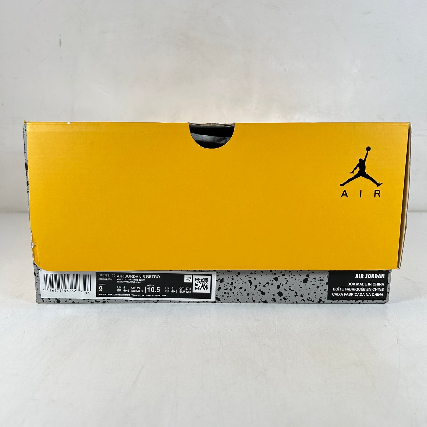 CT8529 170 Jordan 6 Retro Yellow Ochre [USED] - 9 (Used)