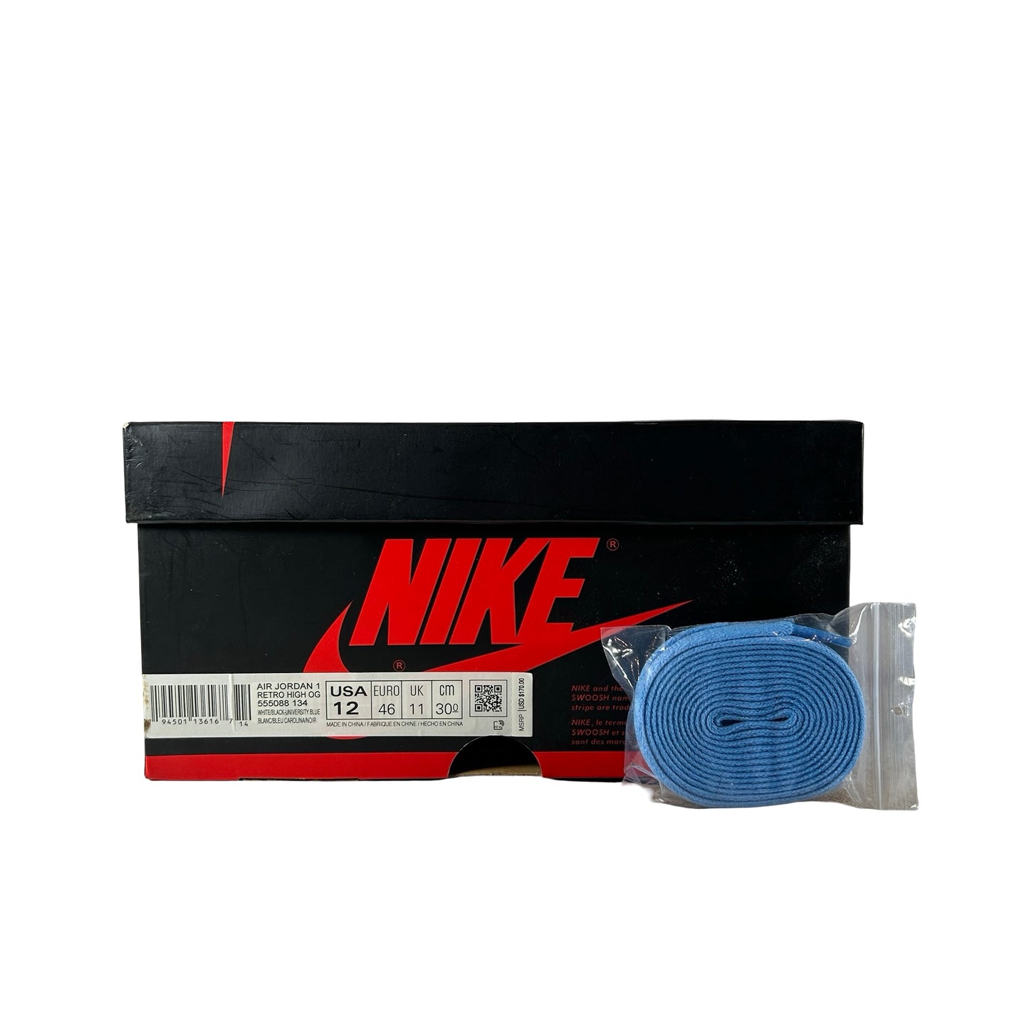 555088 134 Jordan 1 University Blue [USED] - 12 M (Used3)