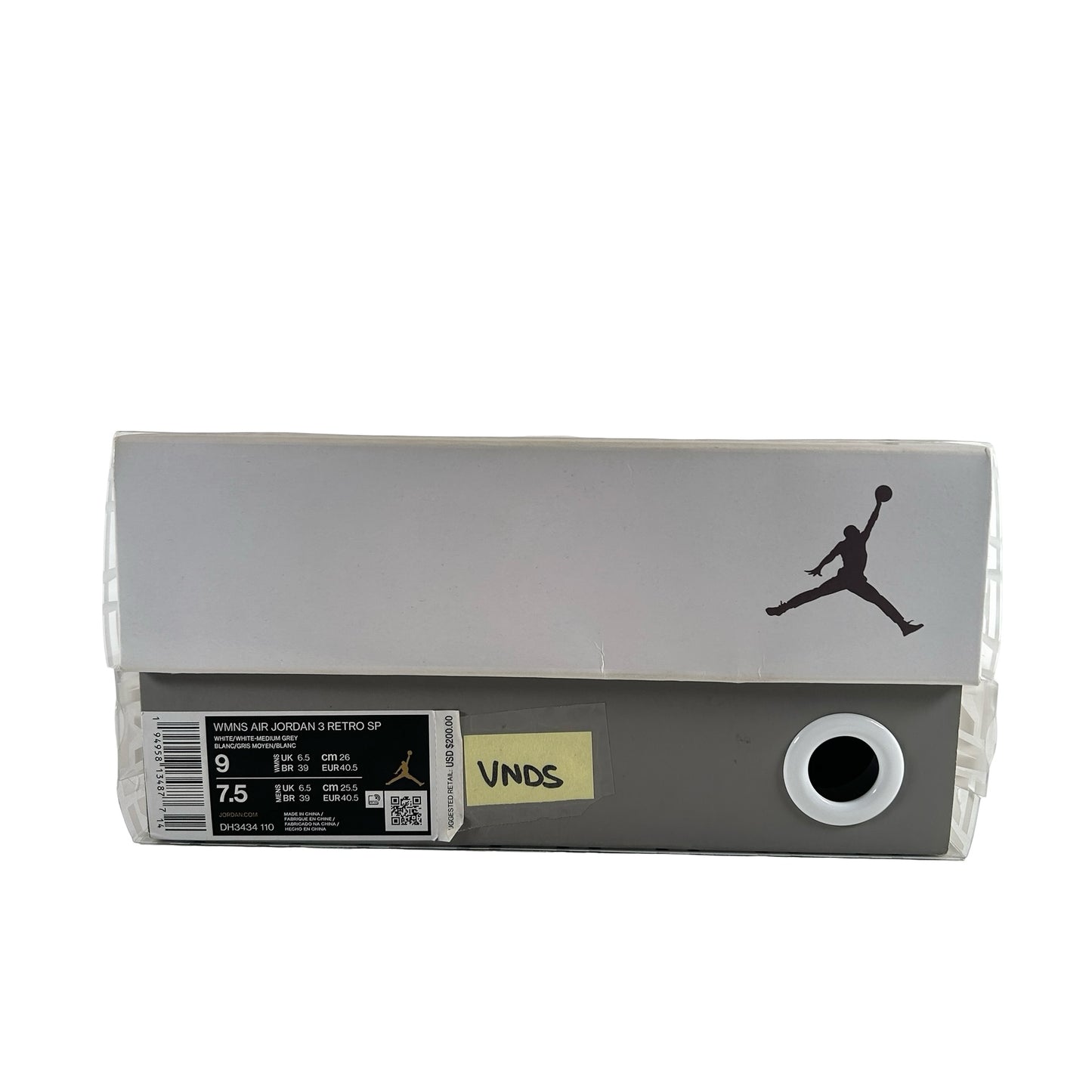 DH3434 110 Jordan 3 Retro SP A Ma Maniére (Women's) [USED] - 9 W (VNDS)