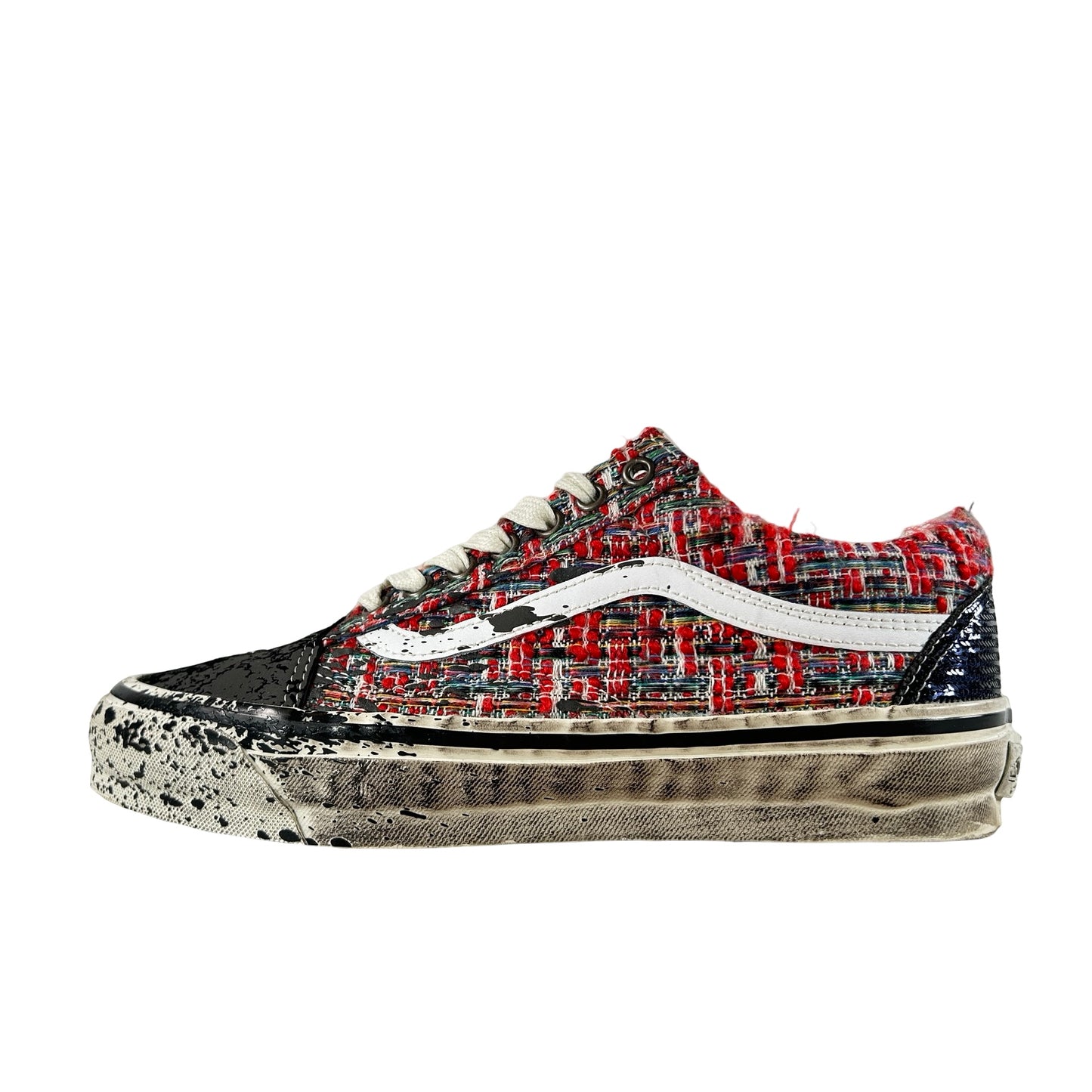VN000D9VBOS Vans Premium Old Skool Charms Red Black [USED] - 7.5 M (Used)