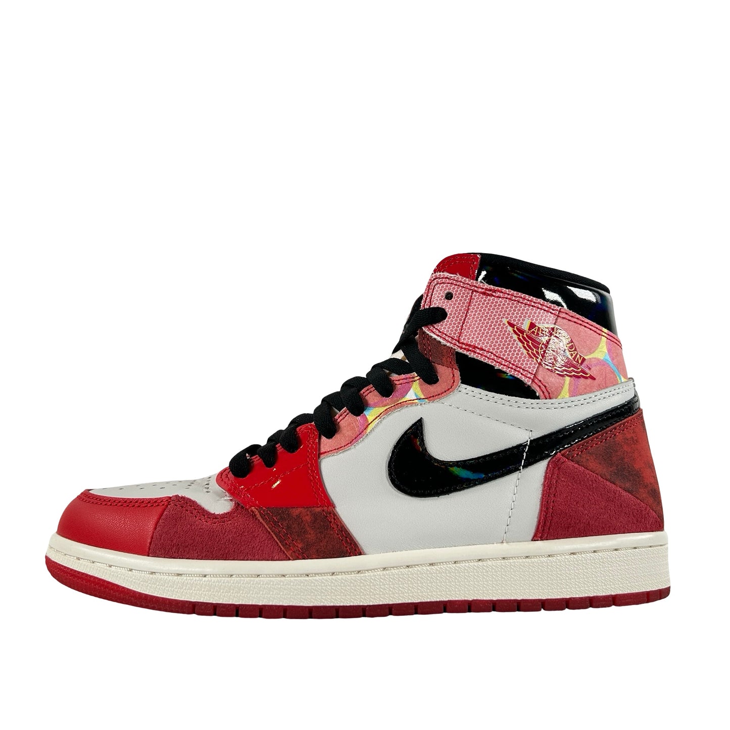 DV1748 601 Jordan 1 Retro High OG Spider-Man Across the Spider-Verse [USED] - 8 M (Used)