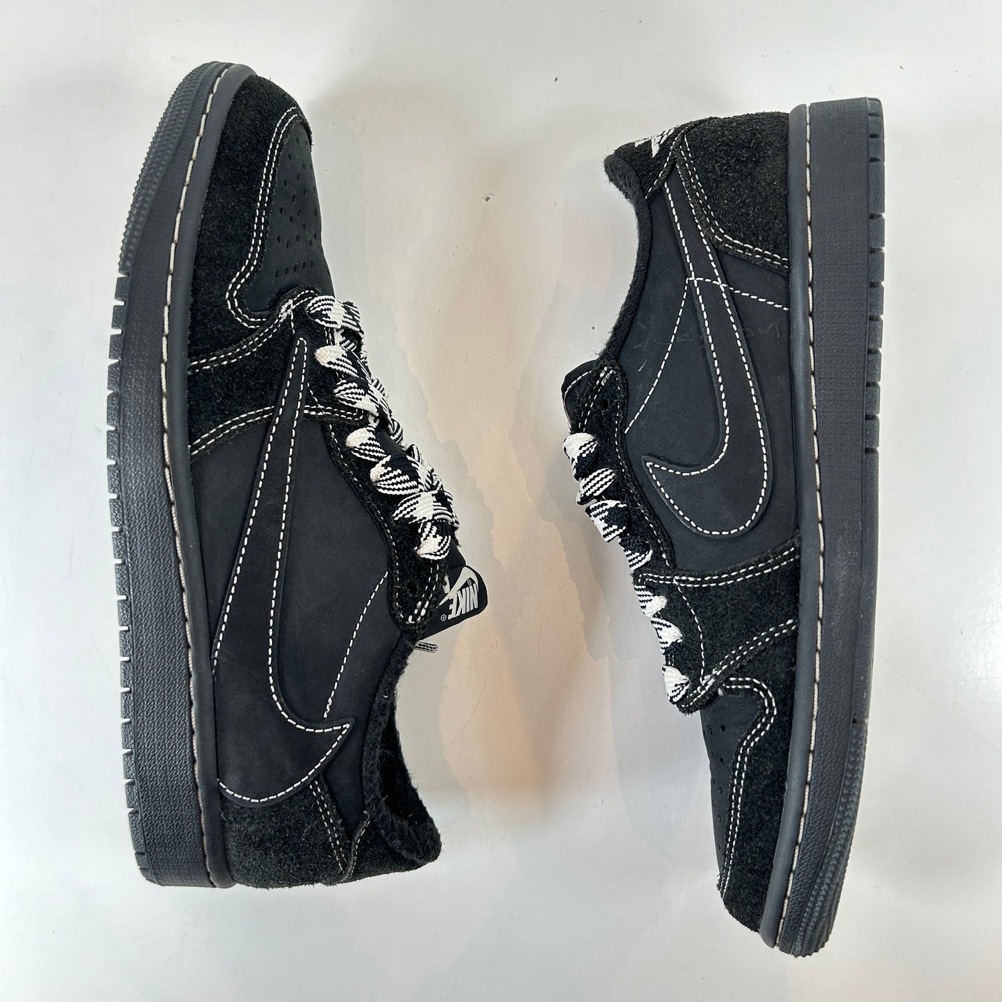 DM7866 001 Jordan 1 Retro Low OG Travis Scott Black Phantom [USED] - 7 M (Used)