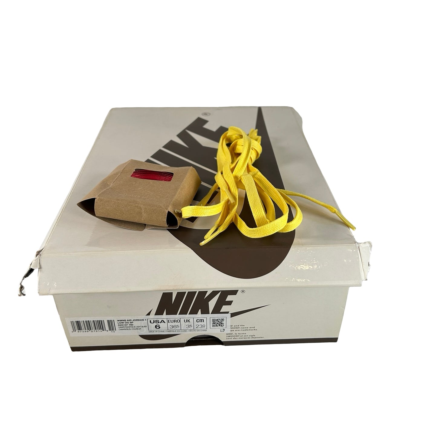 DZ4137 700 Jordan 1 Retro Low OG SP Travis Scott Canary (Women's) [USED] - 6 W (Used)