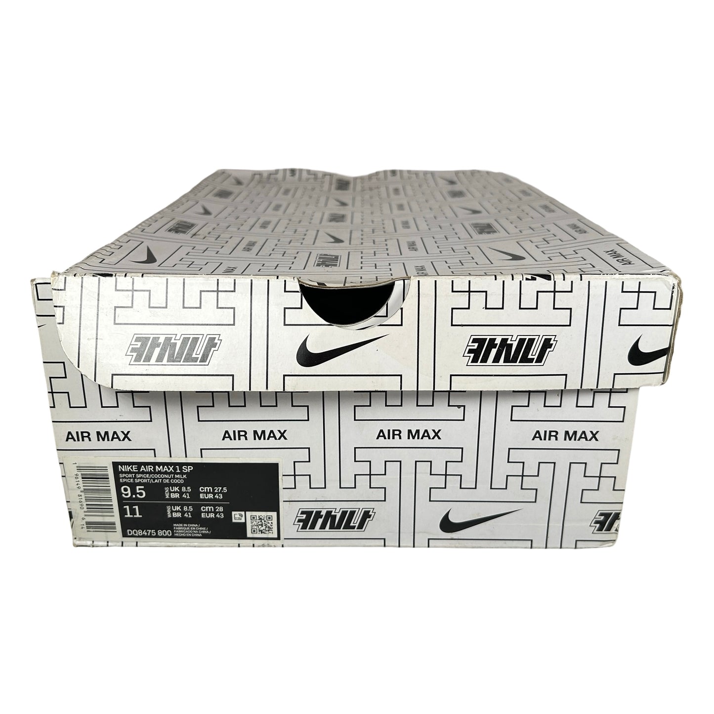DQ8475 800 Nike Air Max 1 Kasina Won-Ang Orange [USED] - 9.5 M (Used)
