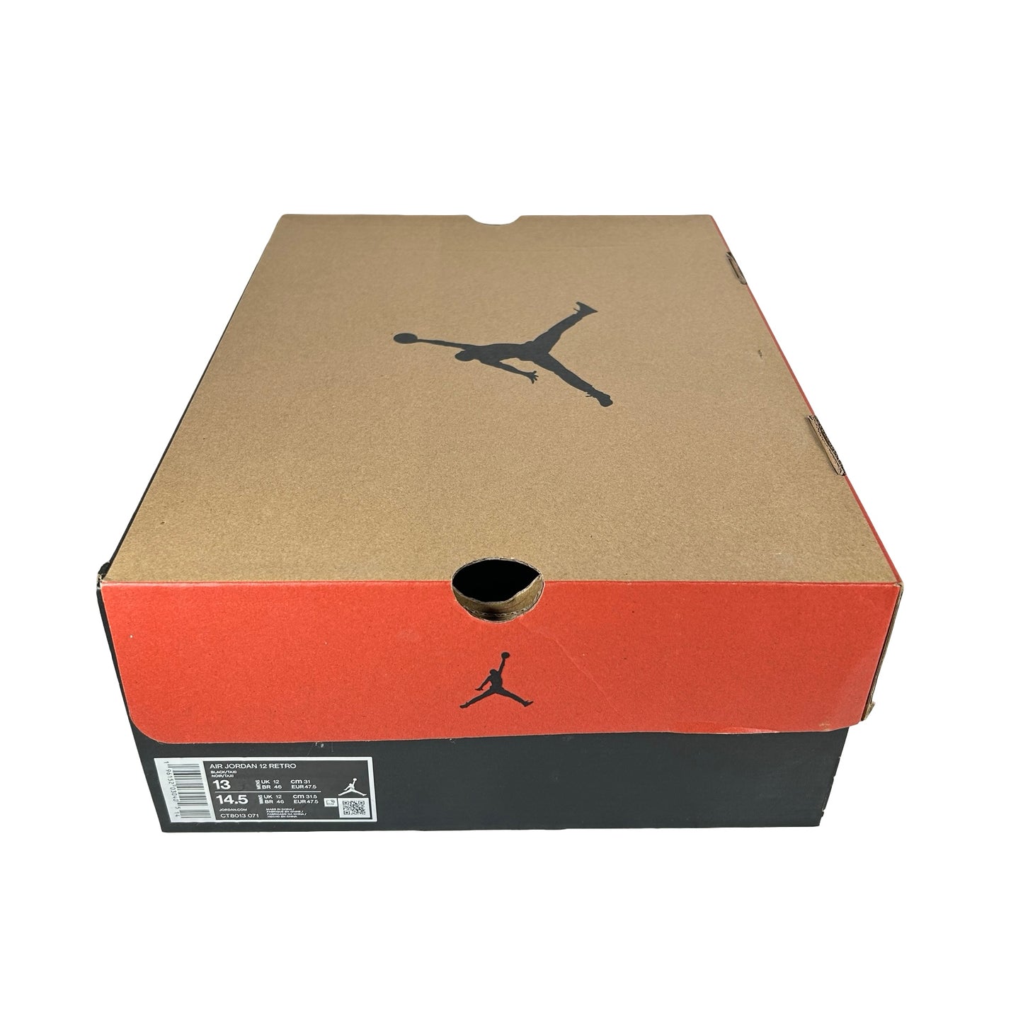 CT8013 071 Jordan 12 Retro Black Taxi [USED] - 13 M (Used)