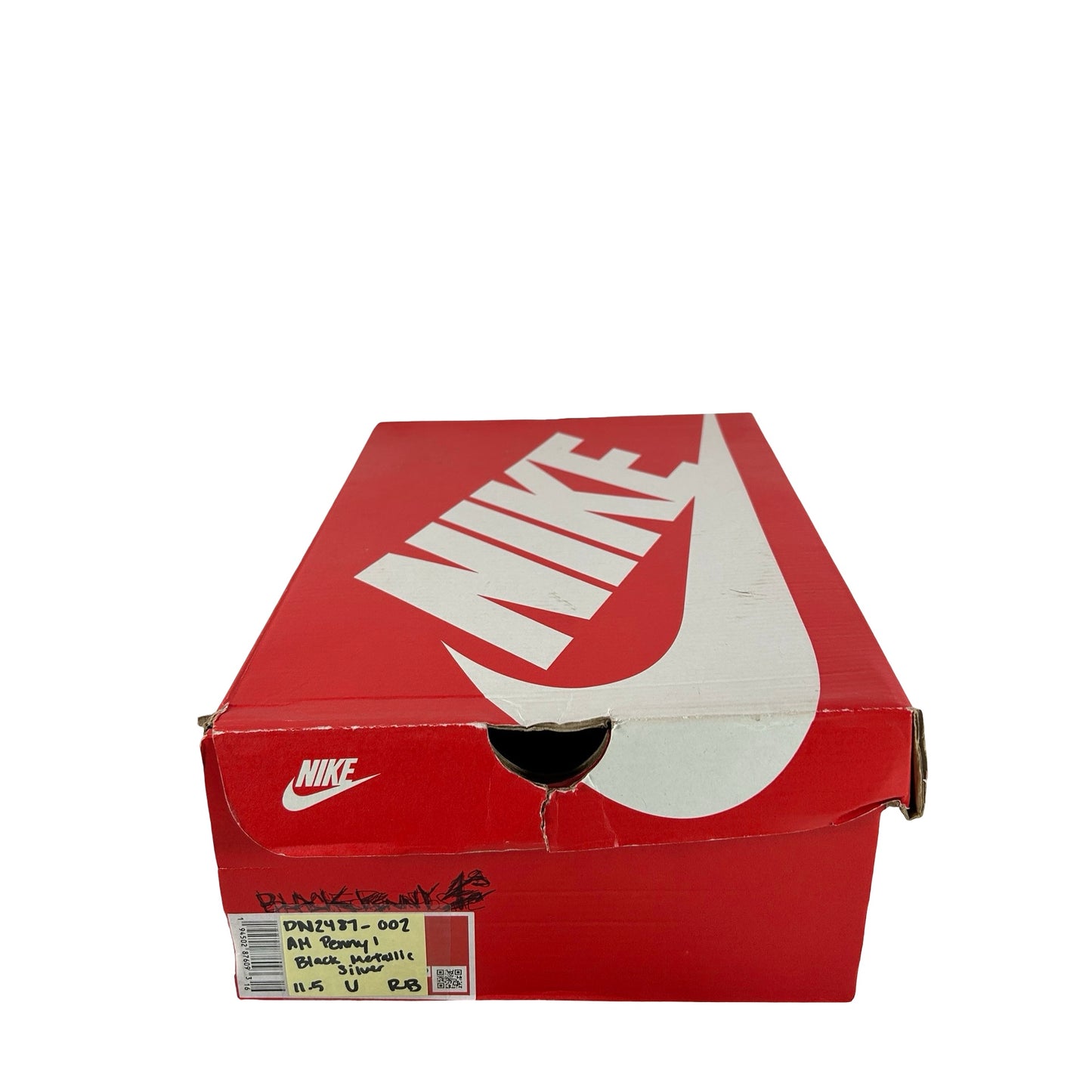 DN2487 002 Nike Air Max Penny 1 All-Star Black Metallic Silver [USED] - 11.5 M (Used) (Replace Box)