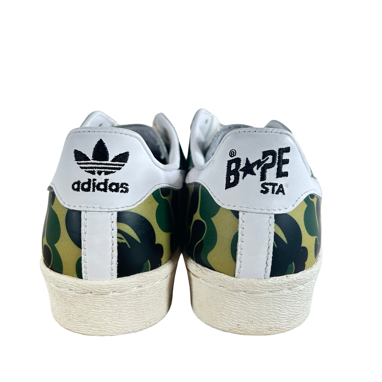 GZ8981 adidas Superstar Bape ABC Camo Green [USED] - 7 M (Used)