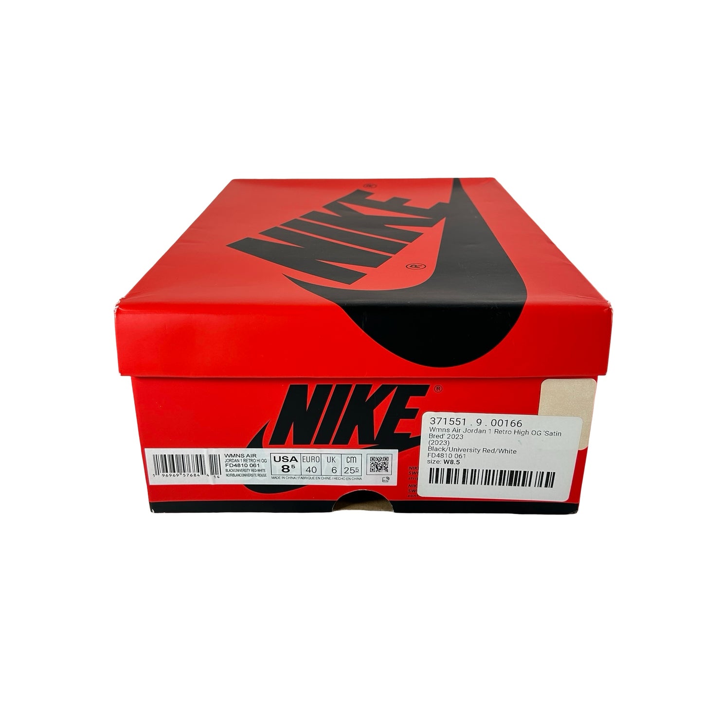 FD4810 061 Jordan 1 Retro High OG Satin Bred [USED] - 8.5 W (Used)