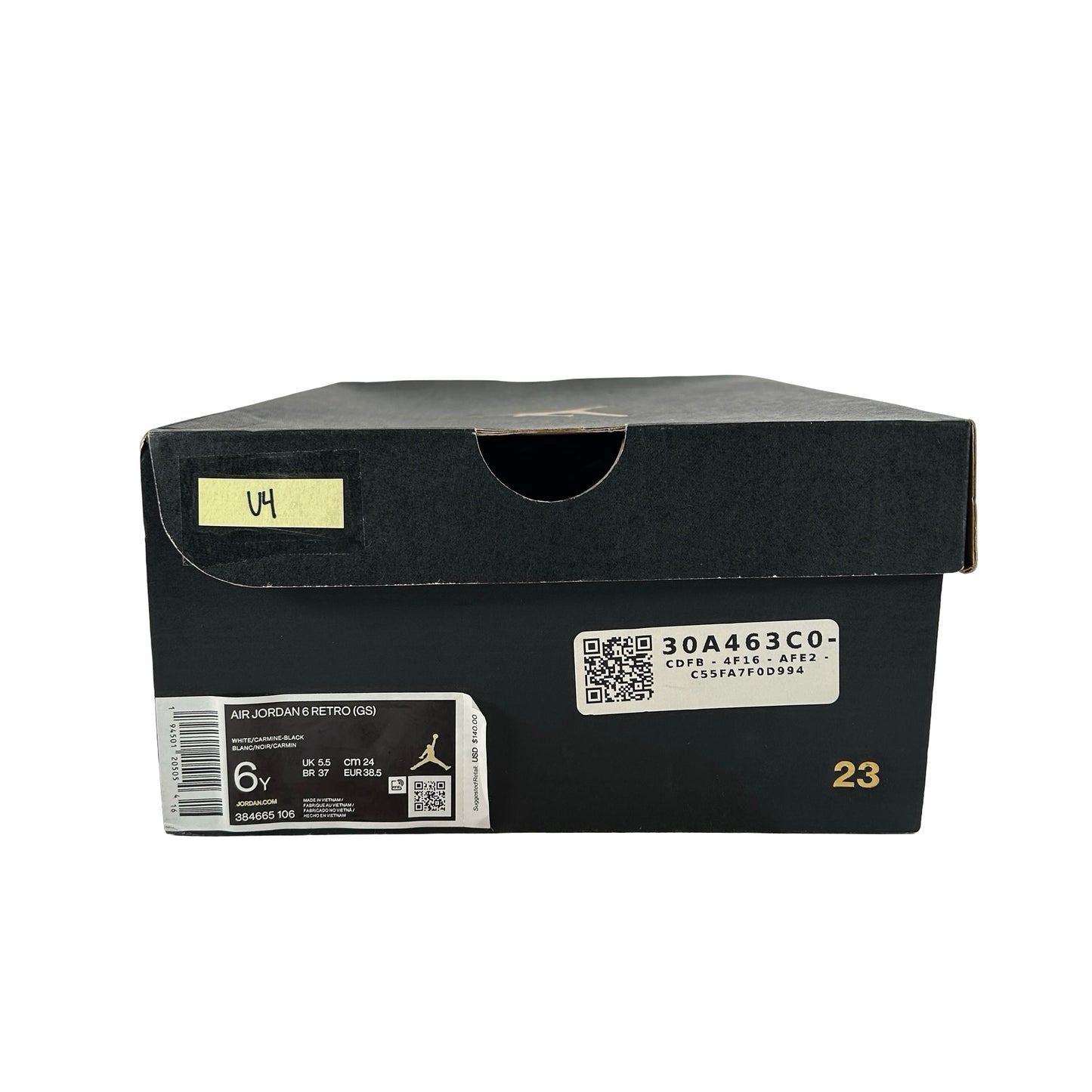 384665 106 Jordan 6 Retro Carmine (2021) (GS) [USED] - 6 Y (Used4)