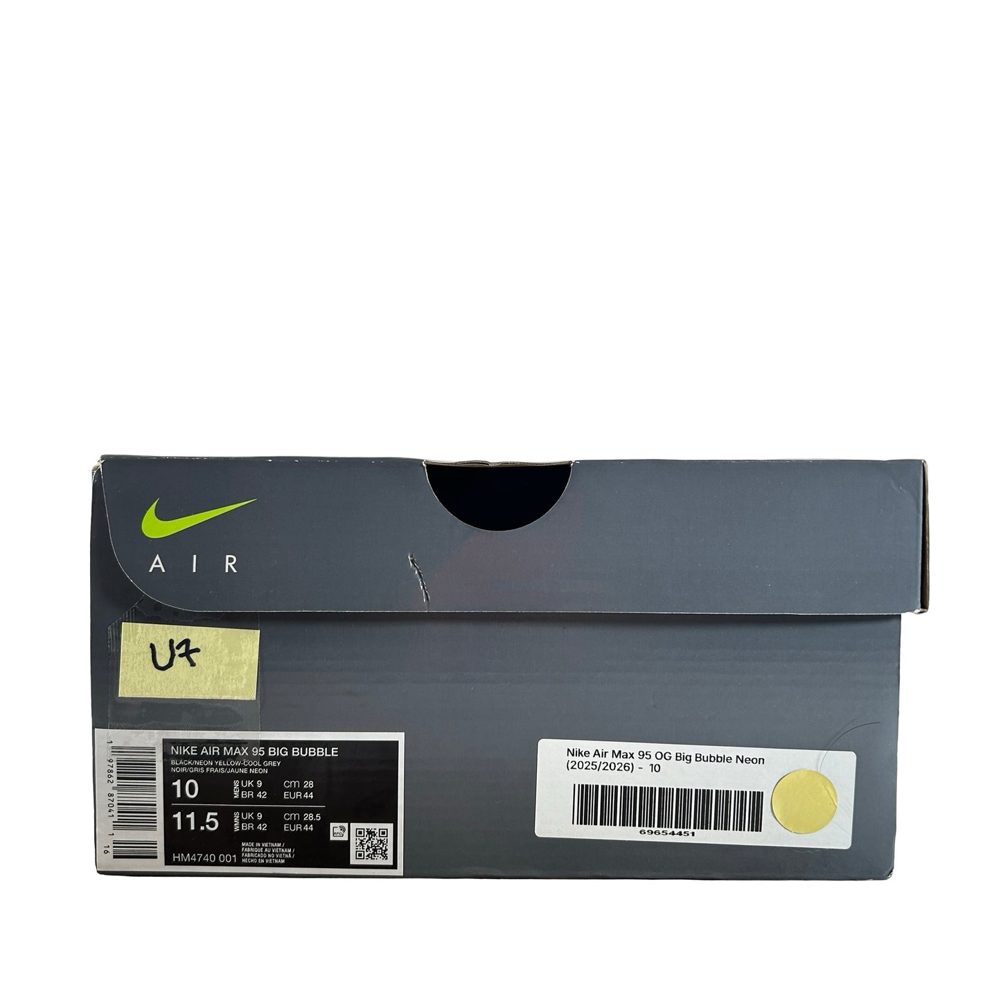 HM4740 001 Nike Air Max 95 OG Big Bubble Neon (2025) [USED] - 10 M (Used7)