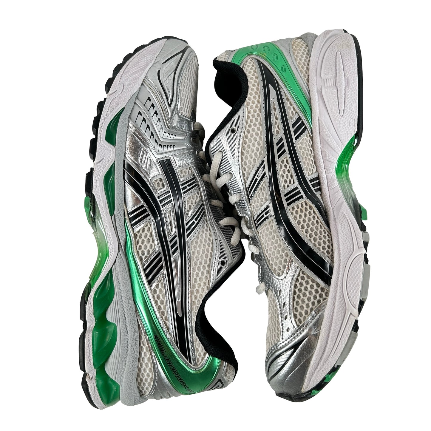 1201A019 110 ASICS Gel-Kayano 14 White Malachite Green [USED] - 8.5 M (Used2)