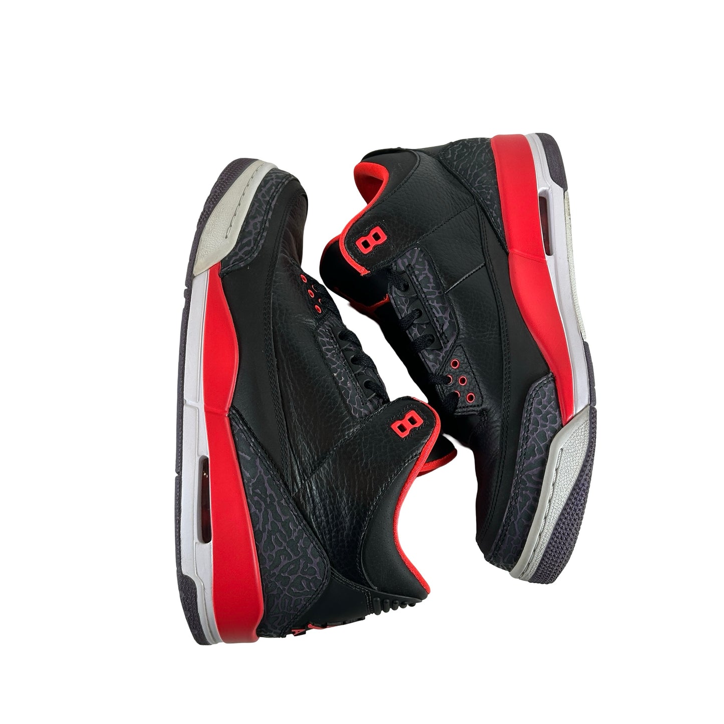 136064 005 Jordan 3 Retro Crimson [USED] - 10.5 M (Used) (Replace Box) (No Insoles)