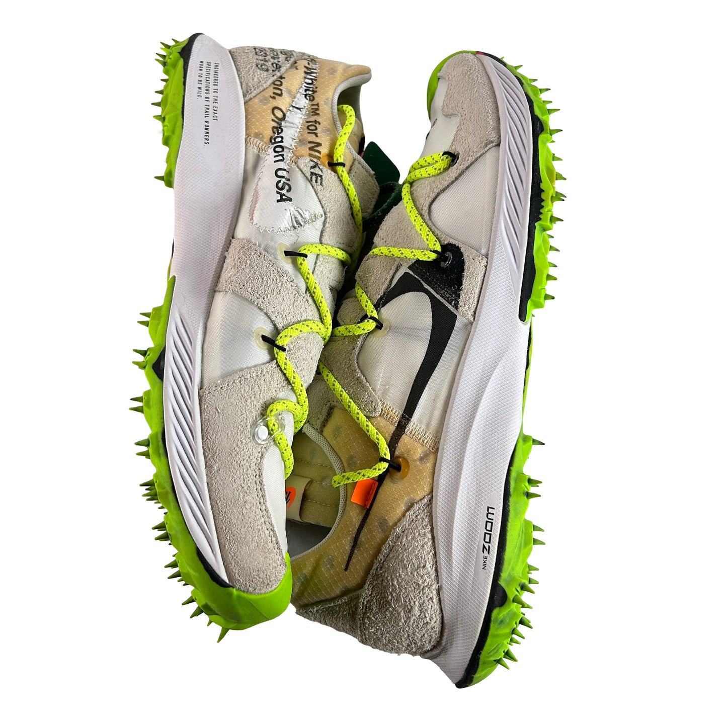CD8179 100 Nike Zoom Terra Kiger 5 Off-White White (W) [CONDITIONAL] - 15.5 W (Yellowing)