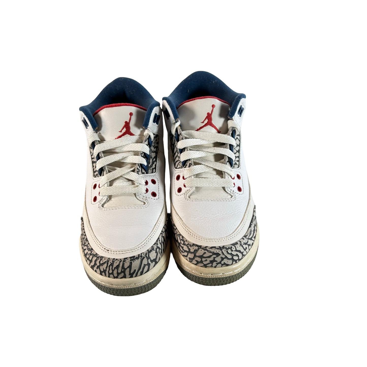 854261 106 Jordan 3 Retro True Blue (2016) GS [USED] - 4 Y (Used) (No Box)