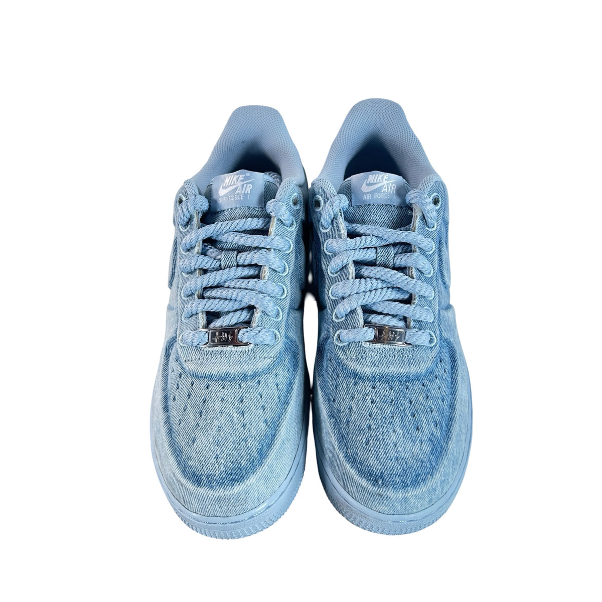 IQ9773 400 Nike Air Force 1 Low Ja Morant Denim Light Armory Blue [USED] - 9 M (Used)