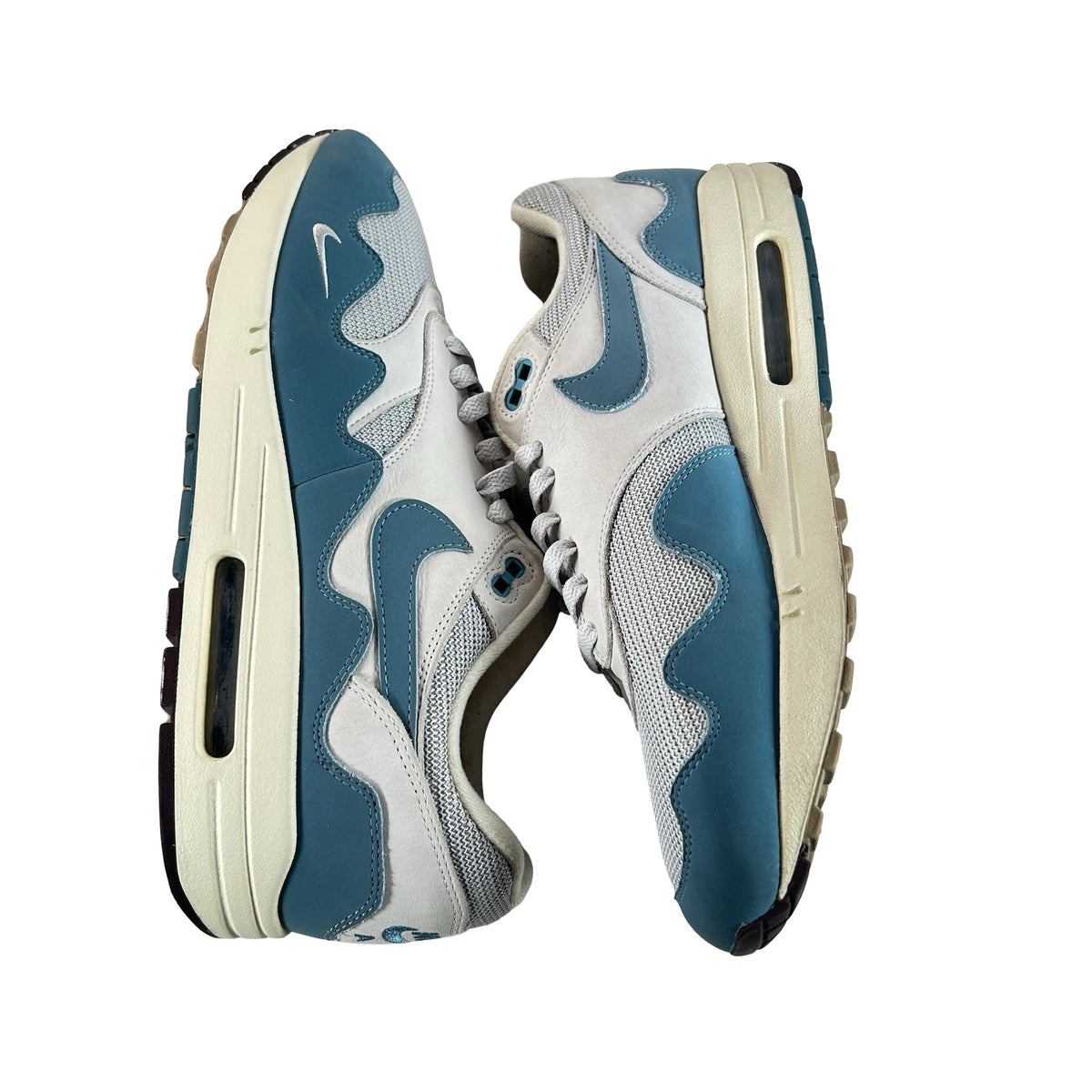 DH1348 004 Nike Air Max 1 Patta Waves Noise Aqua [USED] - 12.5 M (Used) (Replace Box)