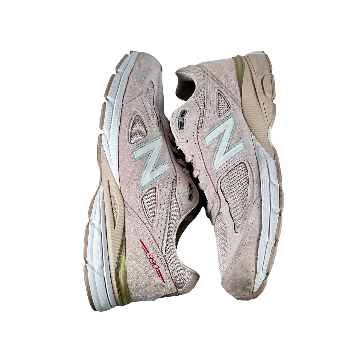 M990KMN4 New Balance 990v4 Pink Ribbon (Faded Rose) [USED] - 12 M (Used) (No Box)