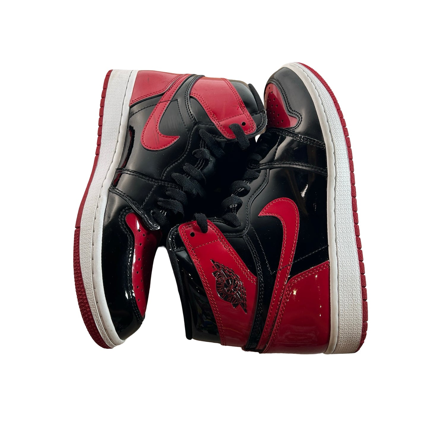 555088 063 Jordan 1 Retro High OG Patent Bred [USED] - 8.5 M (Used6)