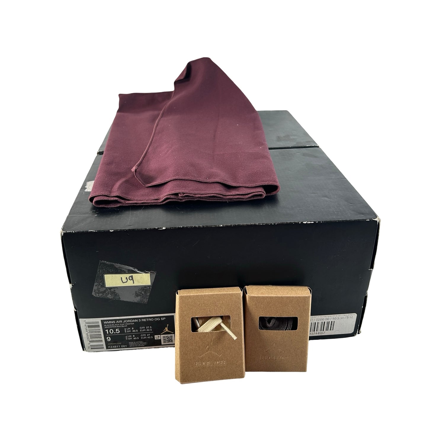 FZ4811 001 Jordan 3 Retro OG SP A Ma Maniére While You Were Sleeping (W) [USED] - 10.5 W (Used9)