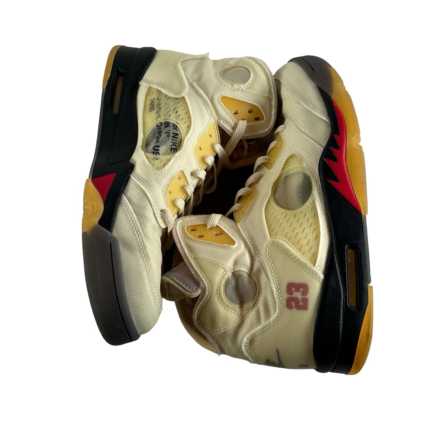 DH8565 100 Jordan 5 Off-White Sail [USED] - 12 M (Used3) (No Box3)