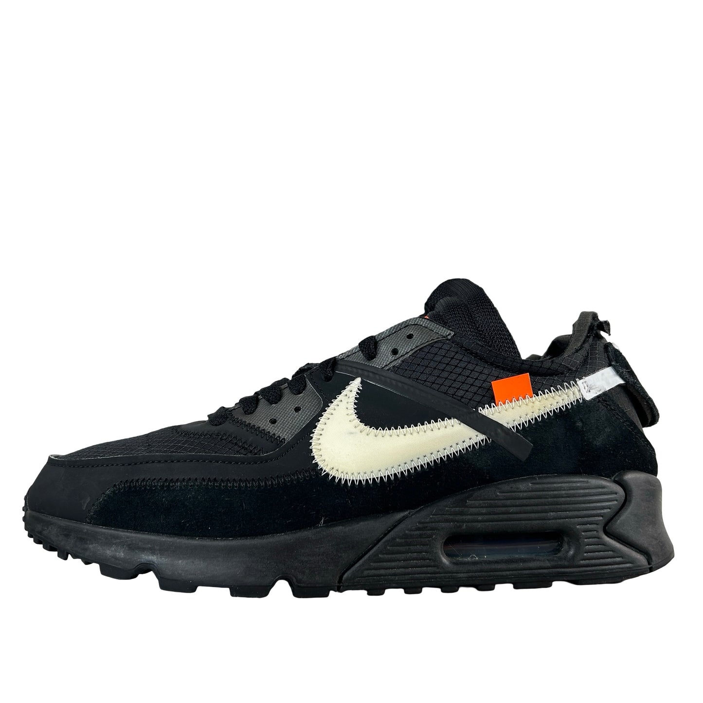 AA7293 001 Air Max 90 Off-White Black [USED] - 10 M (Used2)
