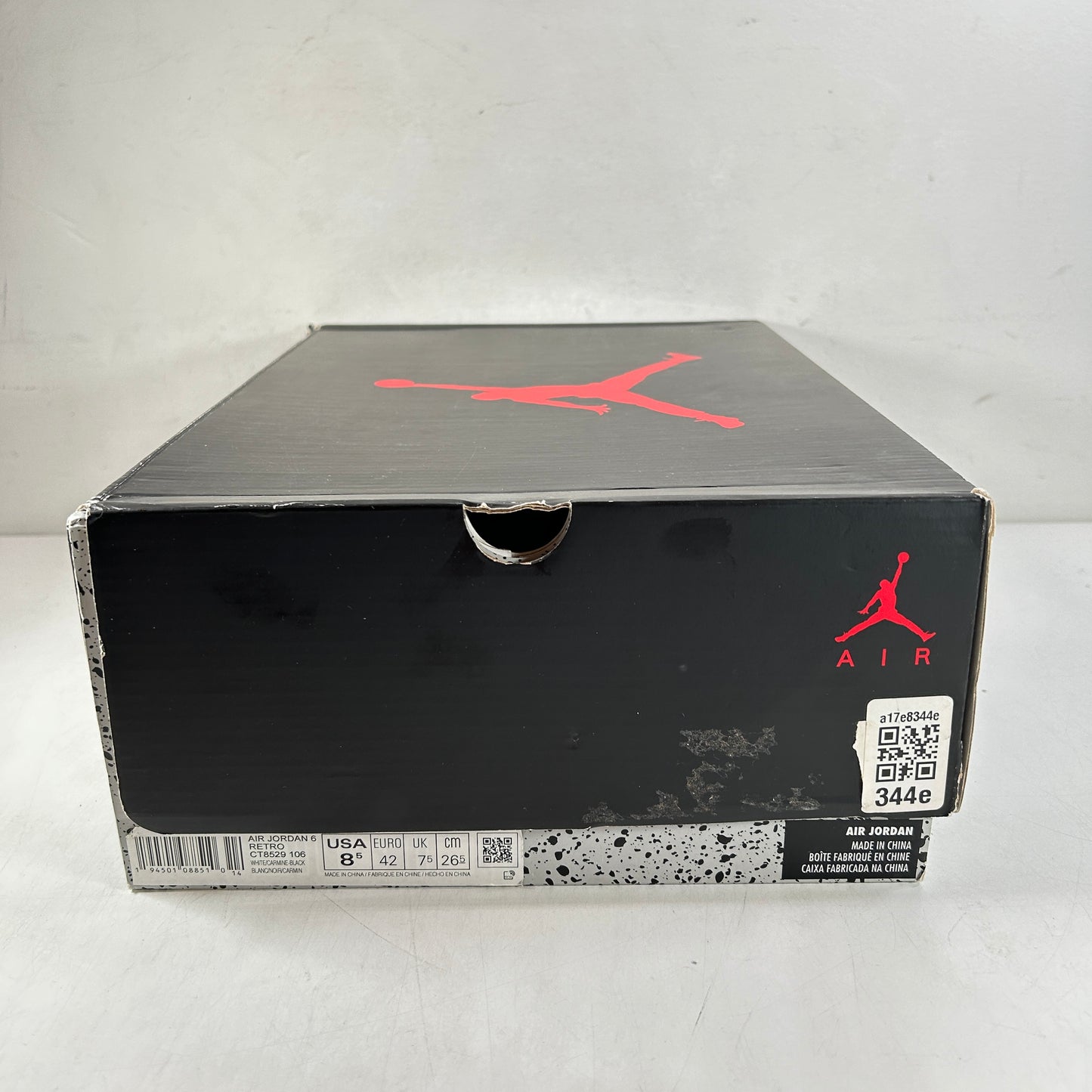 CT8529 106 Jordan 6 Retro Carmín