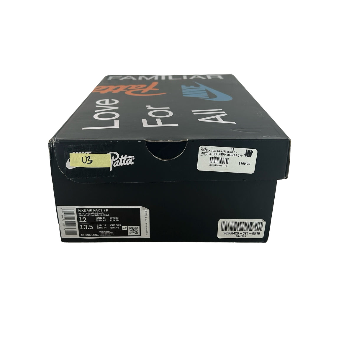 DH1348 001 Nike Air Max 1 Patta Waves Monarch [USED] - 12 M (Used3)