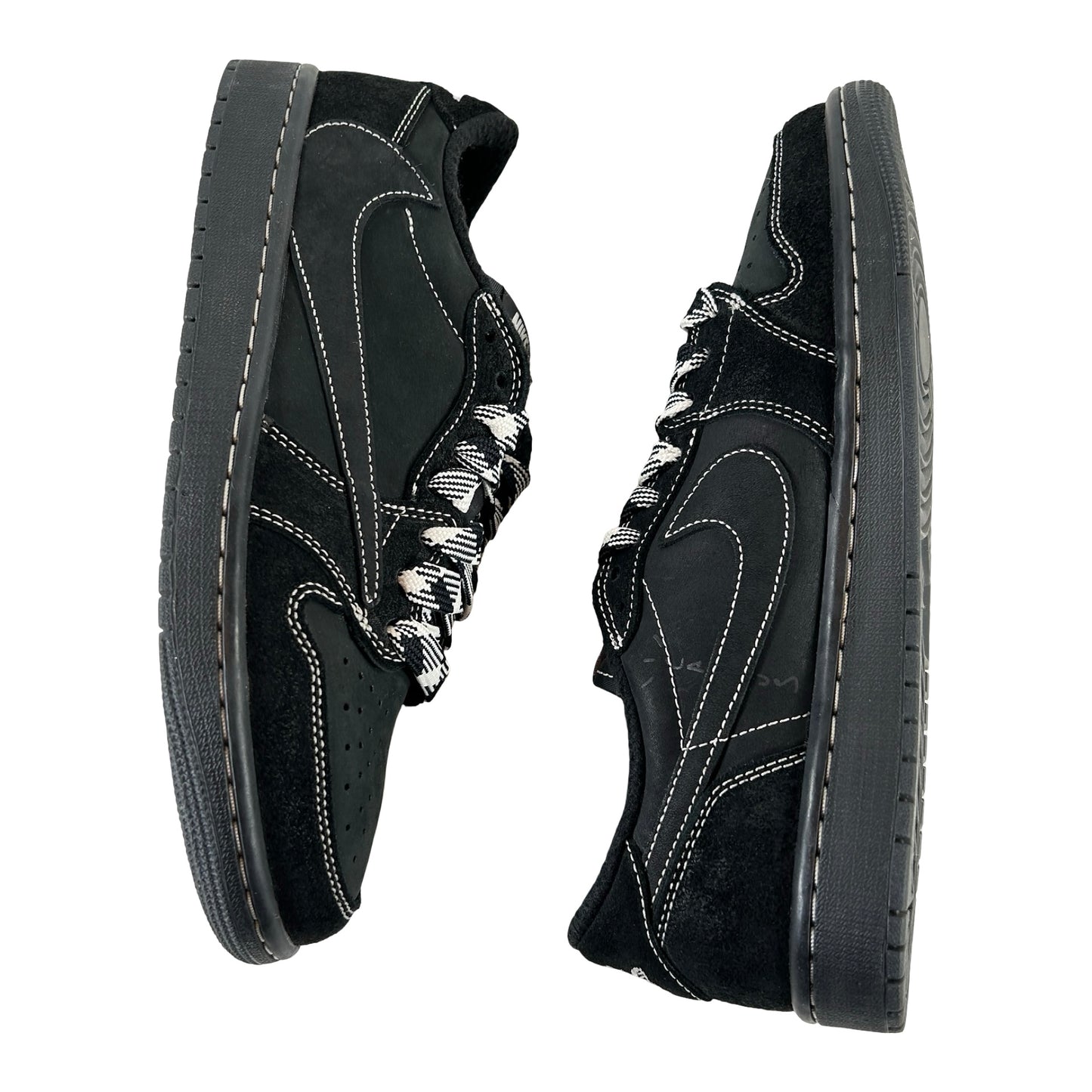 DM7866 001 Jordan 1 Retro Low OG SP Travis Scott Black Phantom [USED] - 9 M (Used7)