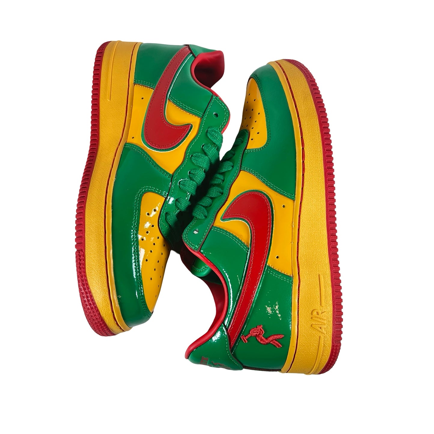 IH4383 300 Nike Air Force 1 Low Lil Yachty Concrete Boys Lucky Green [USED] - 9 M (Used6)